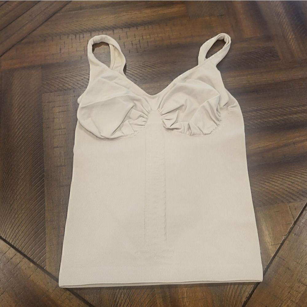 G by Guess Tummy Control Ribbed Camisole Nude XS/S